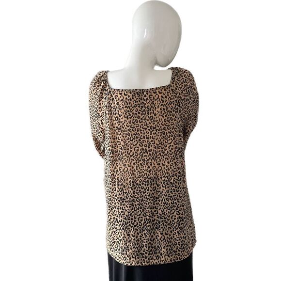 Hayden Los Angeles Cheetah Print Button Down Knit Cardigan - Picture 2 of 4